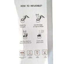 تشک بادی صندلی عقب خودرو مدل دولایه ۰۵ مجموعه ۵ عددی