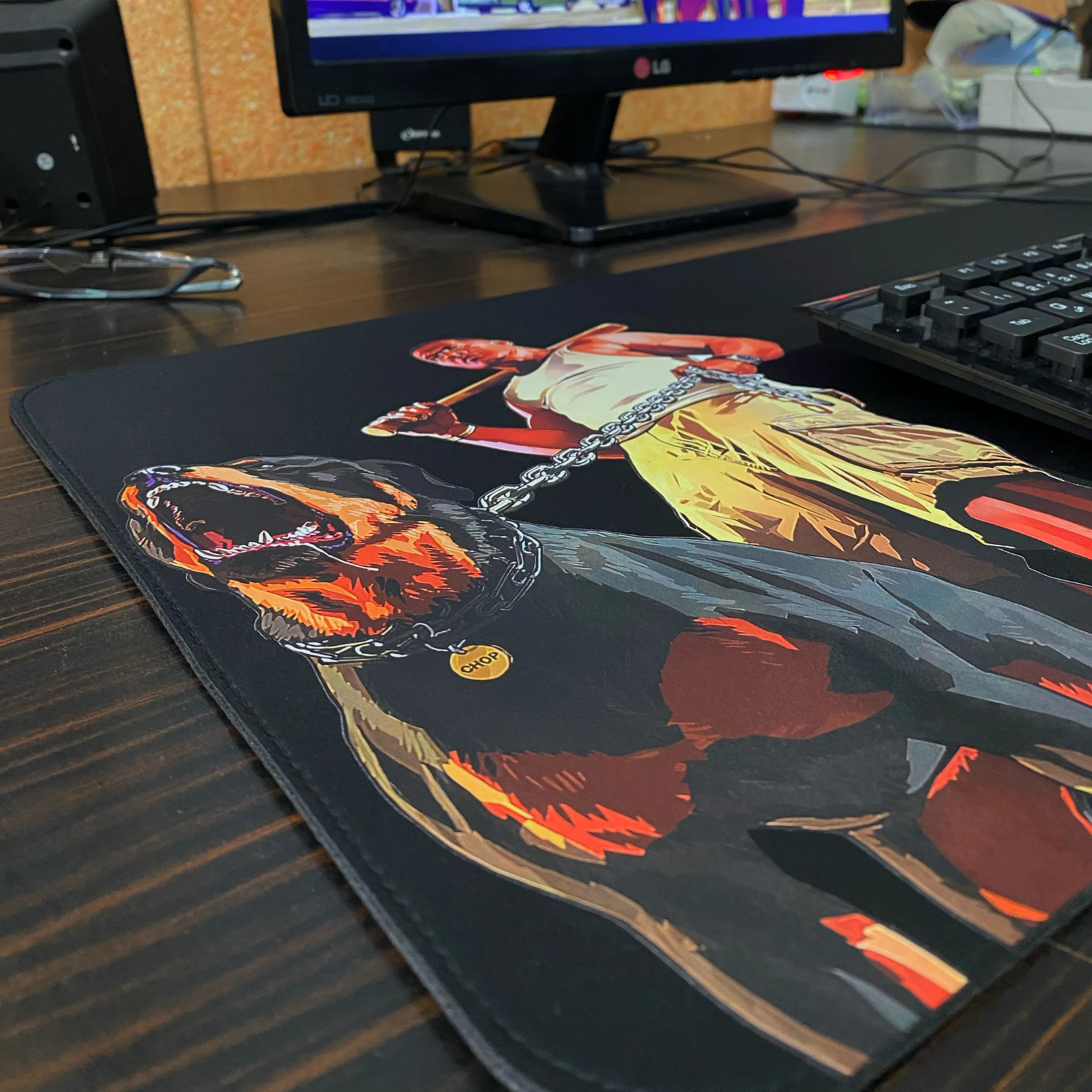 ماوس پد گیمینگ ایندرا مدل GTA