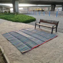 زیر انداز سفری 12 نفره الماس مدل حصیری 7.5