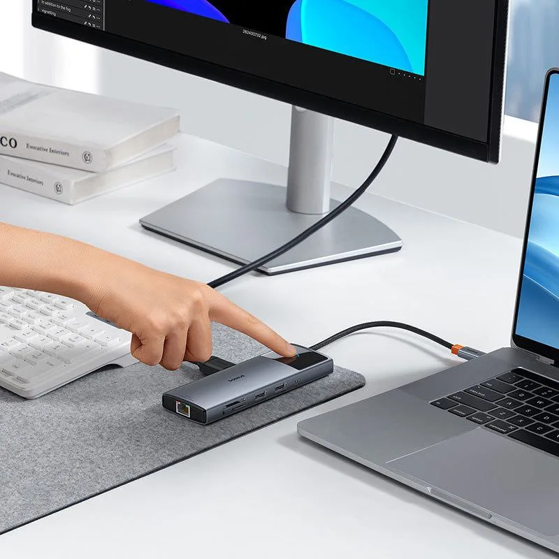 هاب 10 پورت USB-C بیسوس مدل BS-OH084