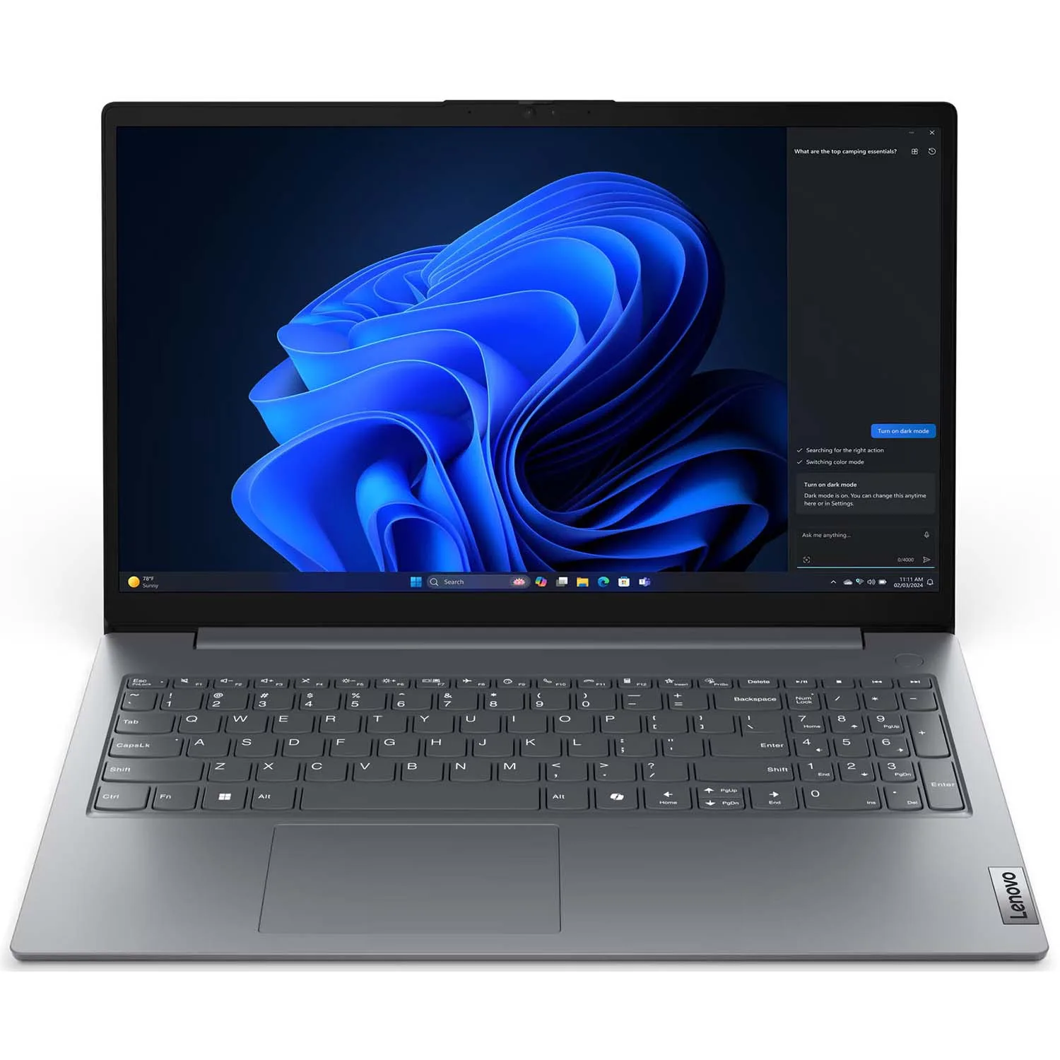 لپ تاپ 15.6 اینچی لنوو مدل V15 G5 IRL-i3 1315U-16GB DDR5 5200MHz-256GB SSD-TN - کاستوم شده