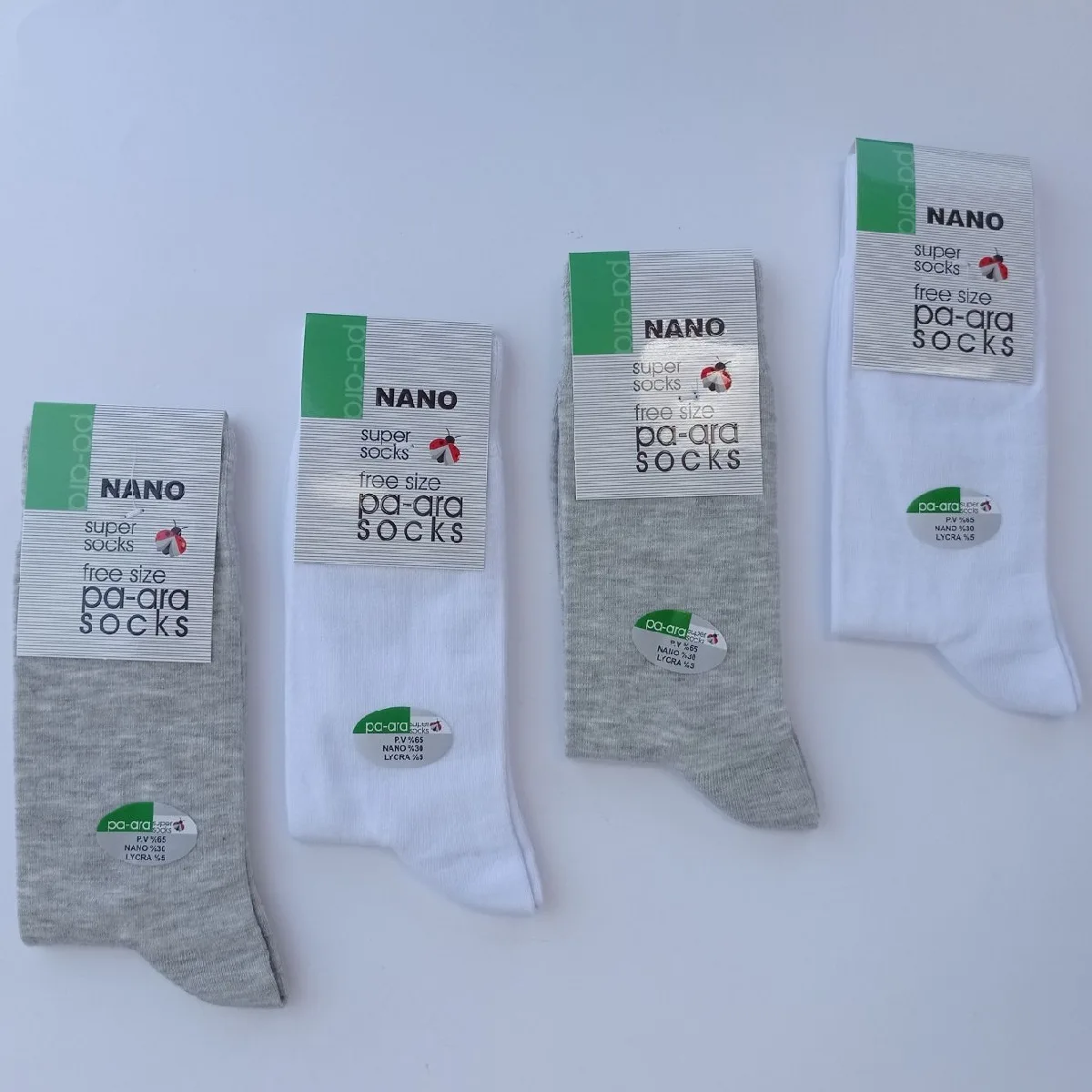 جوراب مردانه پاآرا مدل 200 مجموعه 4 عددی