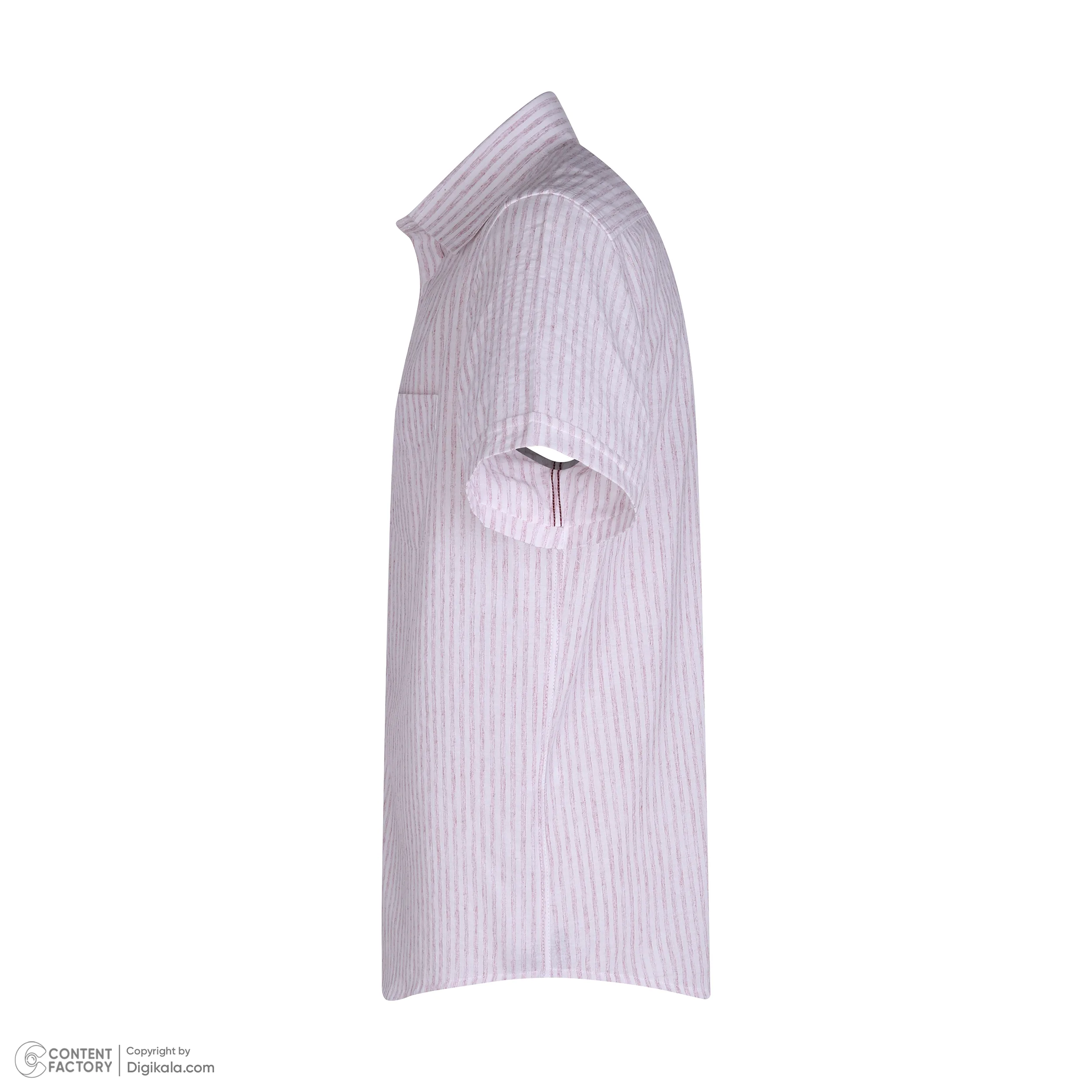 پیراهن آستین کوتاه یقه برگردان مردانه پاتن جامه مدل 04MC8113