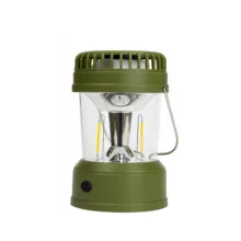 چراغ فانوسی مدل شارژی پنکه دار LF-3357 با نور آفتابی