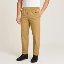 شلوار مردانه آریان نخ باف مدل 1911 کتان