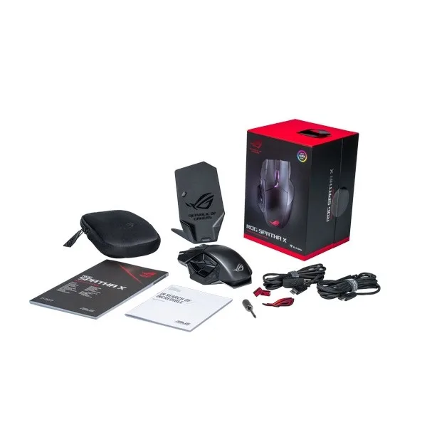 ماوس بی سیم مخصوص بازی ایسوس مدل ROG SPATHA X WIRELESS