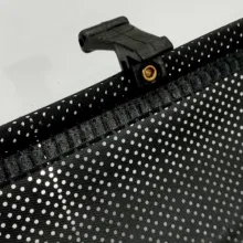 پرده آفتابگیر عقب خودرو طرح توری ریز مدل کرکره ای کد KRKRE-1M