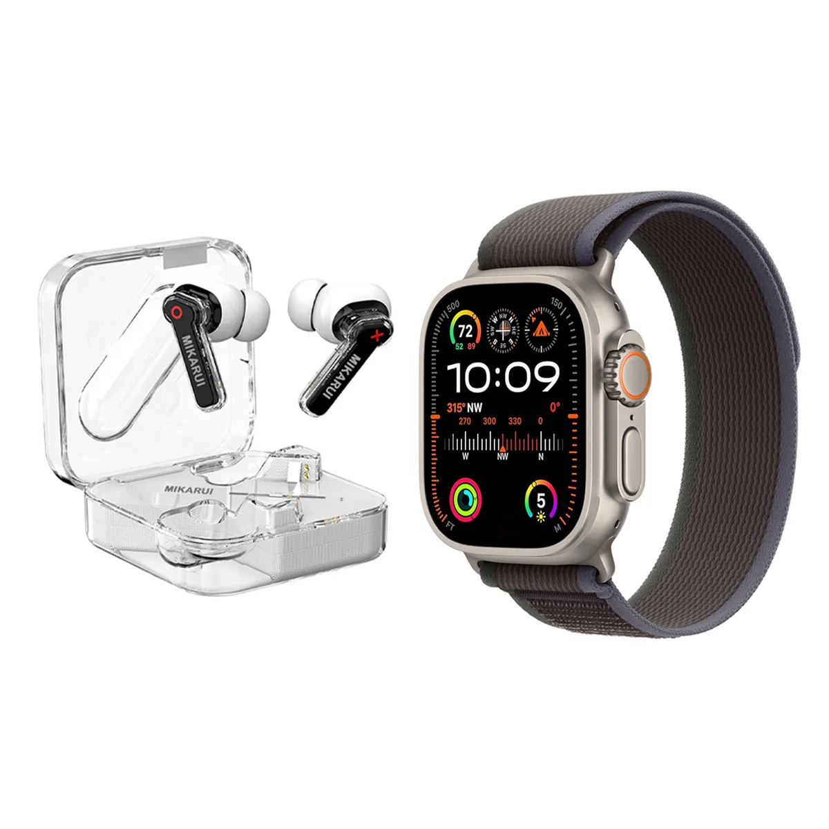 ساعت هوشمند بلک تایم مدل NIX ULTRA 2 به همراه هدفون بلوتوثی