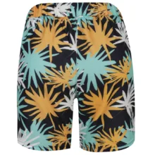 شلوارک مردانه کانتکس مدل 249012710 طرح هاوایی رنگ زرد