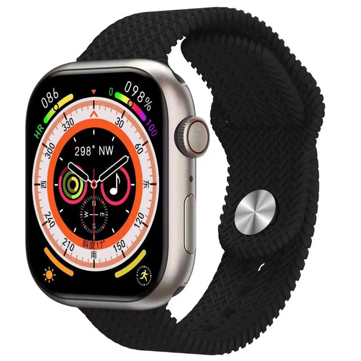 ساعت هوشمند دبلیو اِس مدل WS-83 MAX دارای قابلیت های صفحه نمایش رنگی، صفحه نمایش لمسی، کنترل موسیقی (Music Player)، کنترل سطح اکسیژن خون، قابلیت مکالمه مستقیم، قابلیت تغییر طرح ساعت یا تم بند سیلیکون