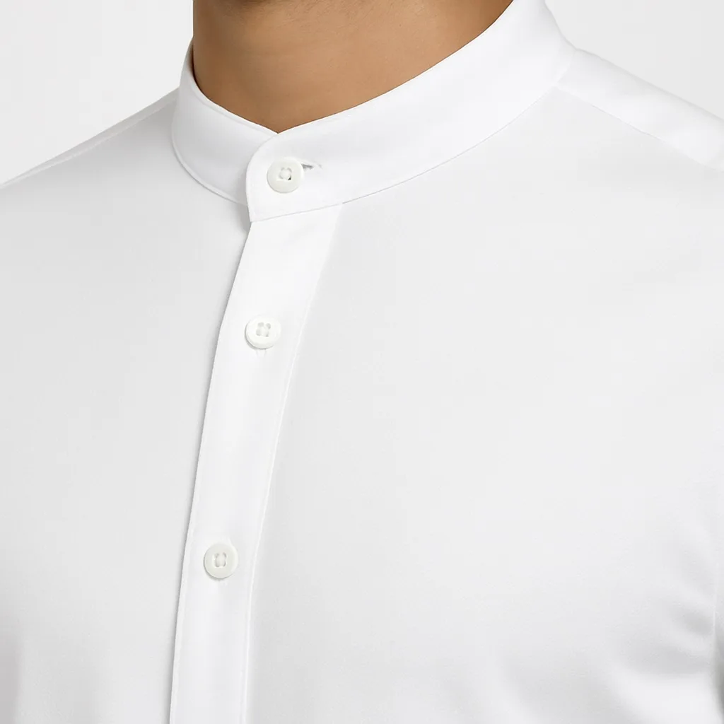 پیراهن آستین کوتاه یقه دیپلمات مردانه ابراف مدل آریا