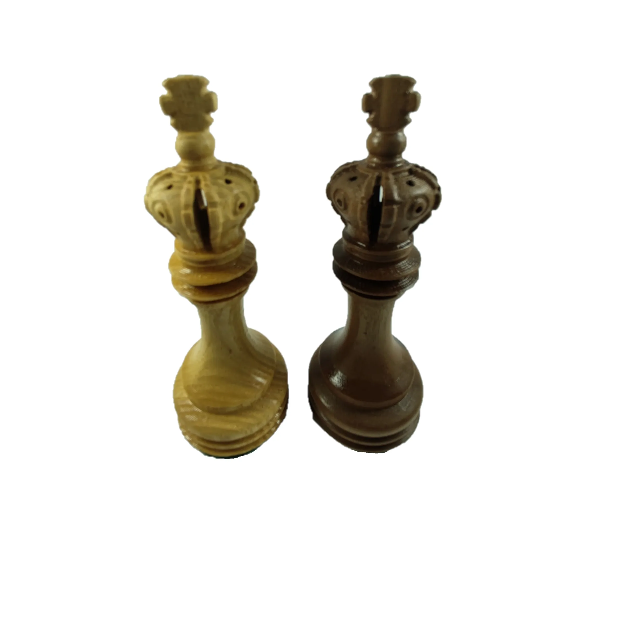 مهره شطرنج مدل چوبی سلطنتی شهریار مجموعه 34 عددی