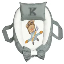 تشک غلت گیر نوزاد پاد آفرین مدل خرس طرح حرف K
