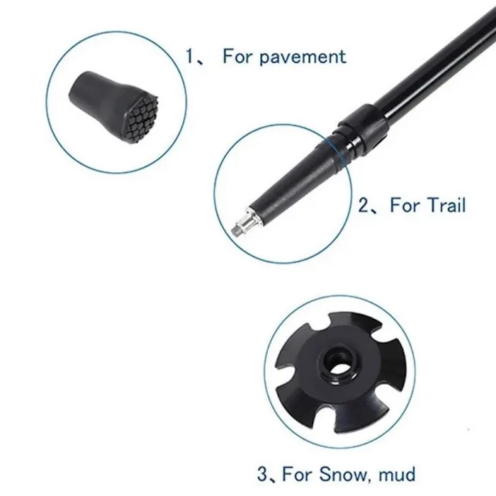 عصای کوهنوردی اکسپوننت مدل ABD-8009 بسته دو عددی