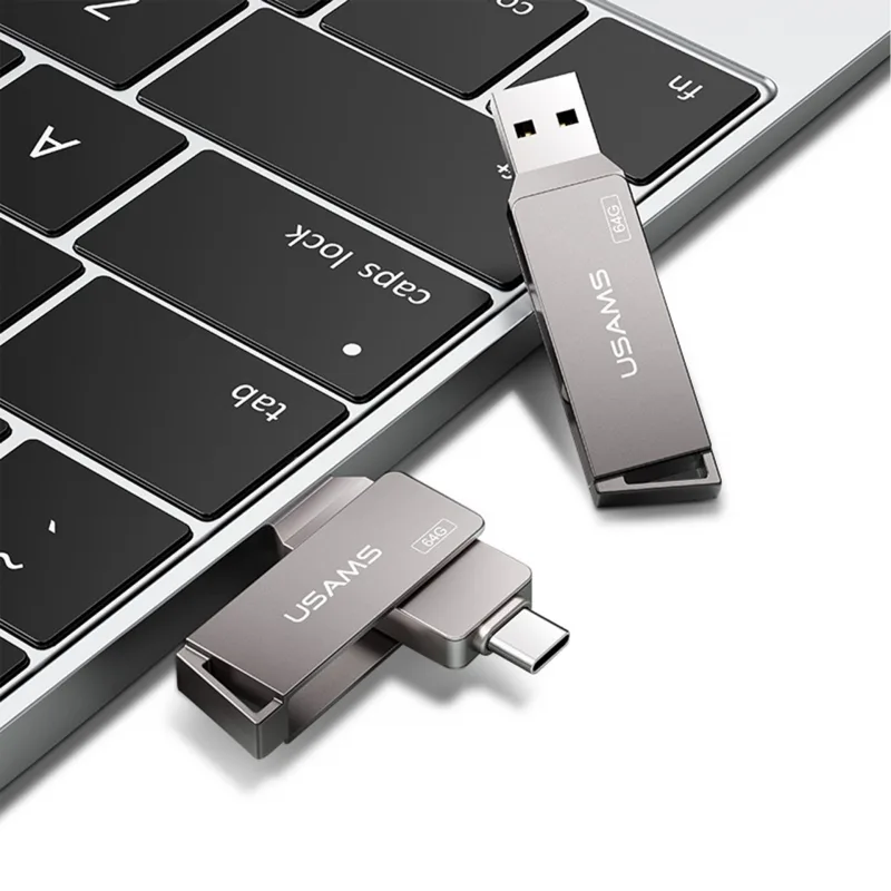 فلش مموری یوسمز مدل Typec-Usb3-High Speed-ZB199 ظرفیت 32 گیگابایت گیگابایت