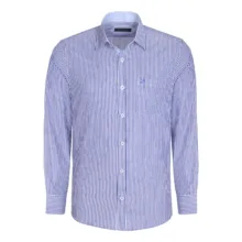 پیراهن آستین بلند یقه برگردان مردانه پاتن جامه مدل کلاسیک 102721030217287 طرح راه راه