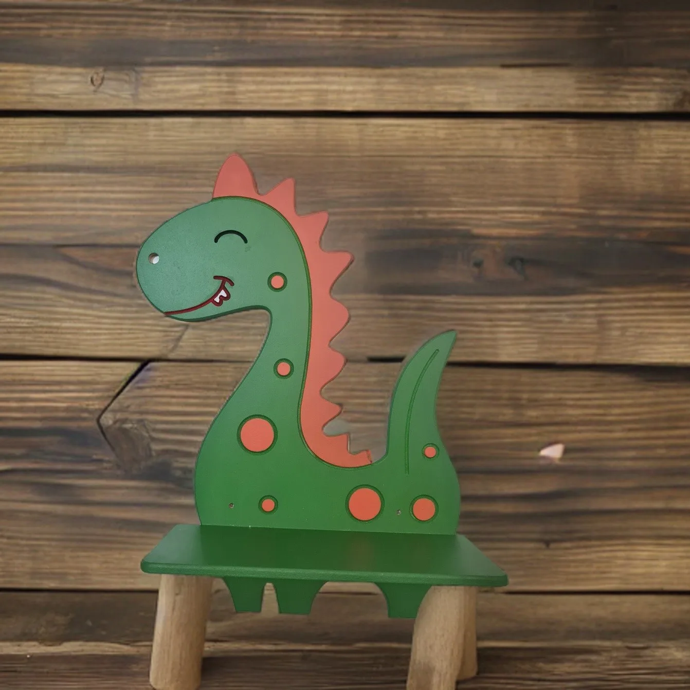 شلف دیواری اتاق کودک مدل دایناسور