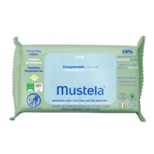 دستمال مرطوب نوزاد و کودک موستلا مدل آواکادو بسته 60 عددی