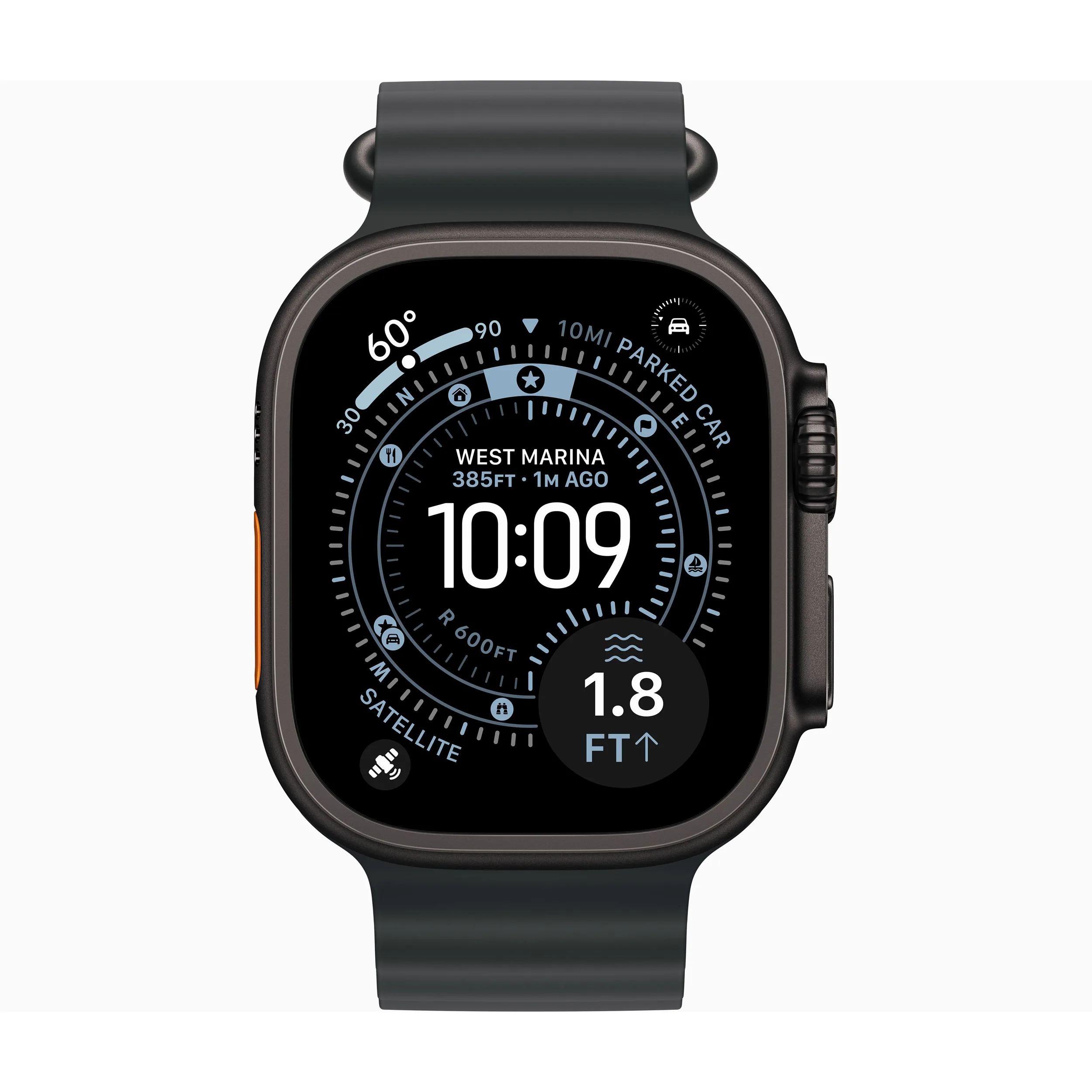 ساعت هوشمند 49 میلی متری اپل مدل Ultra 3 Natural Titanium Case با بند Alpine Loop