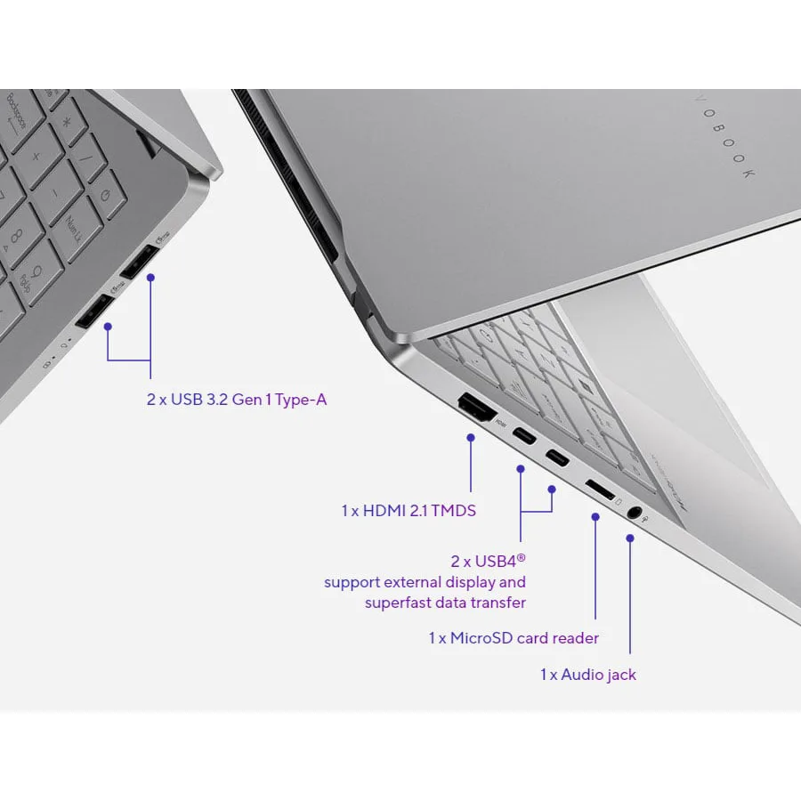 لپ تاپ 15.6 اینچی ایسوس مدل Vivobook S15 S5507Q-Snapdragon X Elite-32GB LPDDR5X-1TB SSD-OLED-Backlit