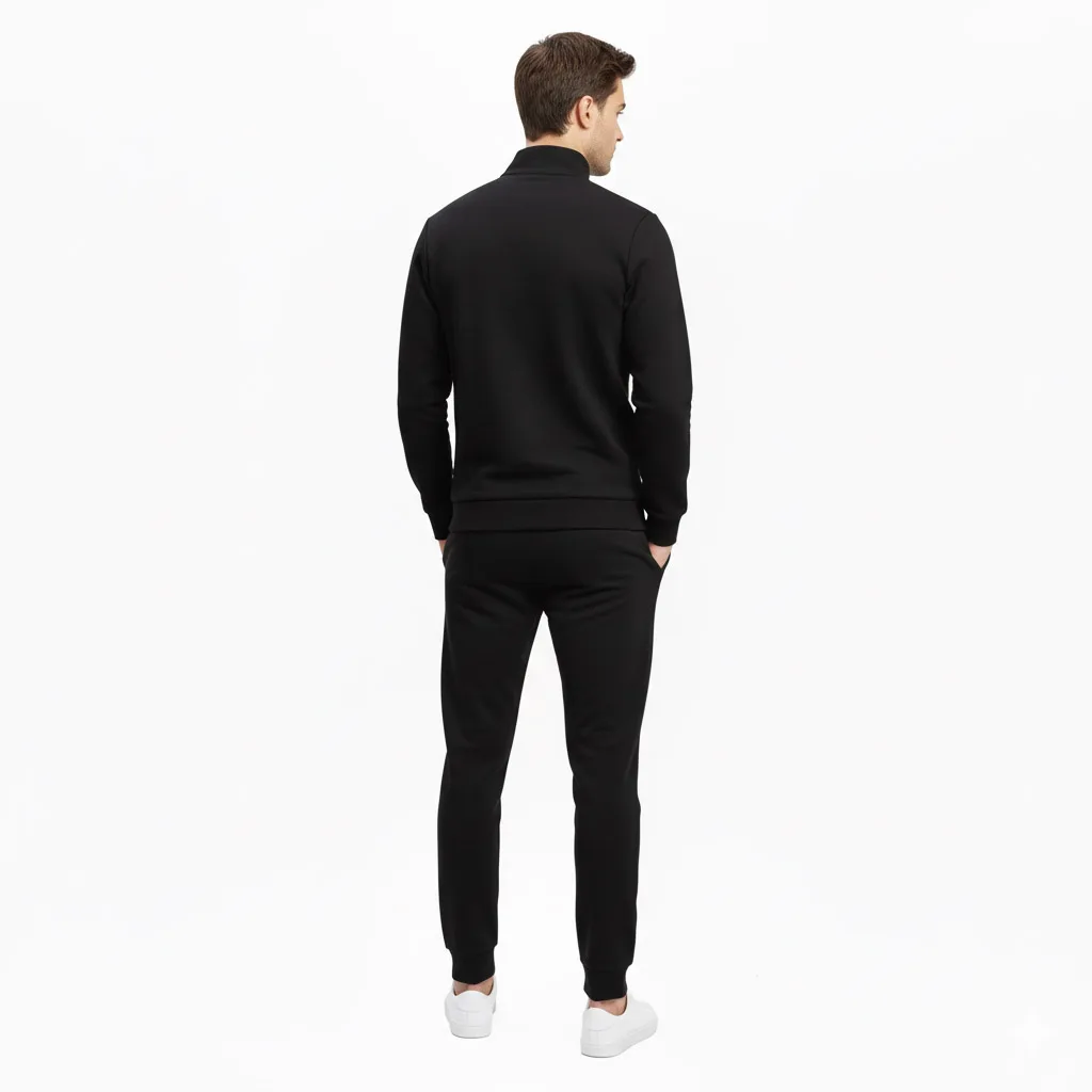 ست سویشرت آستین بلند و شلوار راحتی مردانه مدل ZIP1HO