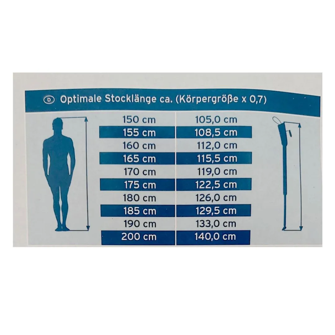 عصای کوهنوردی کرین مدل NORDIC WALKING مجموعه 2 عددی