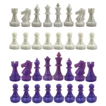 مهره شطرنج مدل رخ سنگ کد SS33 مجموعه 32 عددی