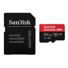 کارت حافظه SDSQXCU سن دیسک مدل Extreme Pro 4k استاندارد UHS-I سرعت 200MBps ظرفیت 64 گیگابایت