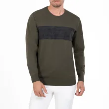 پلیور یقه گرد مردانه ام کی مدل 90012