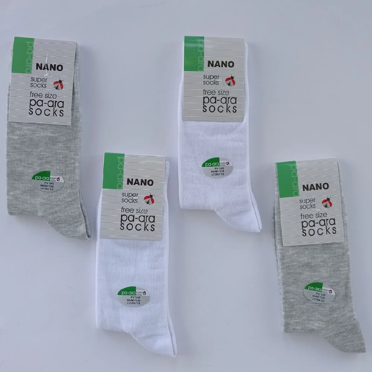 جوراب مردانه پاآرا مدل 200 مجموعه 4 عددی