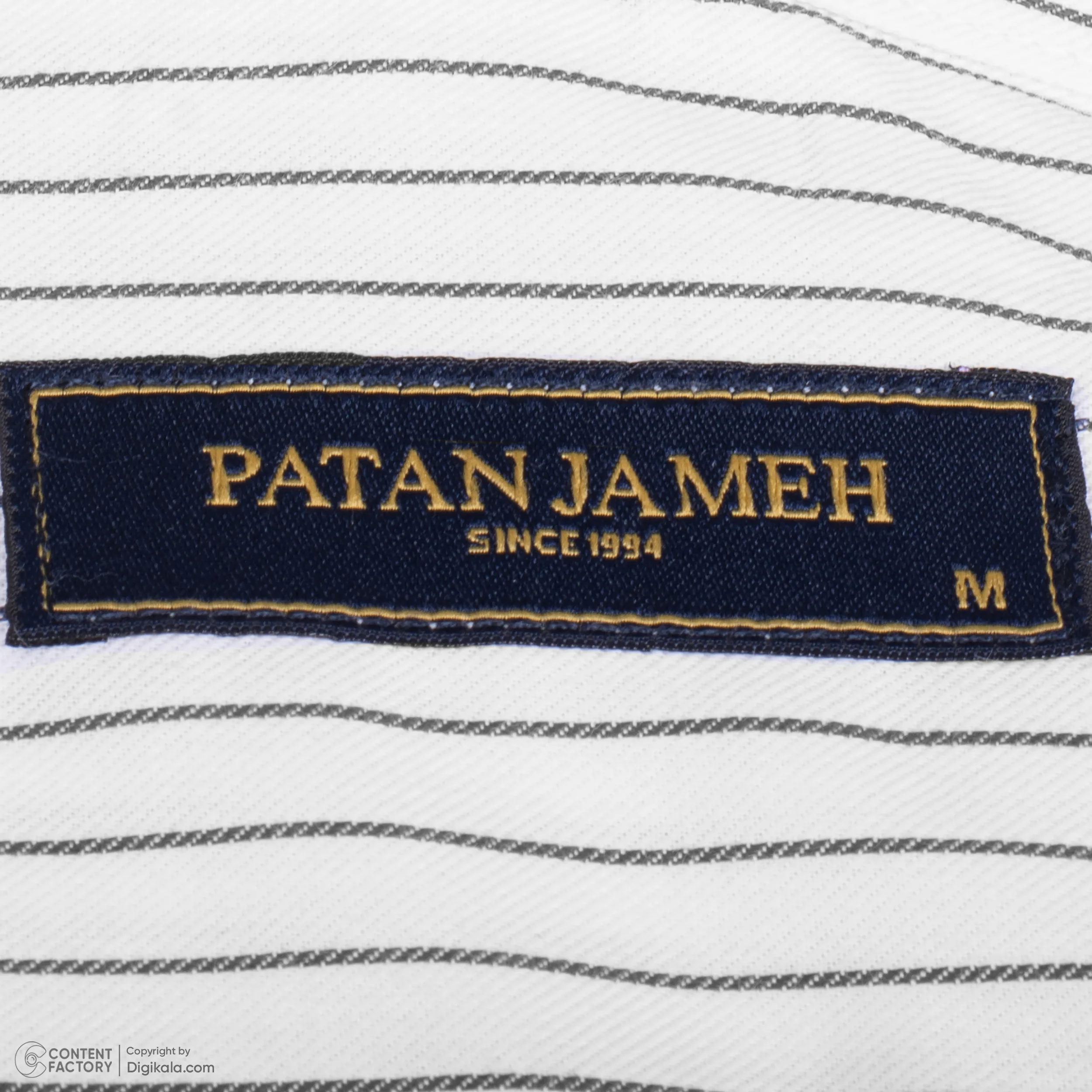 پیراهن آستین کوتاه یقه برگردان مردانه پاتن جامه مدل 03MC8028