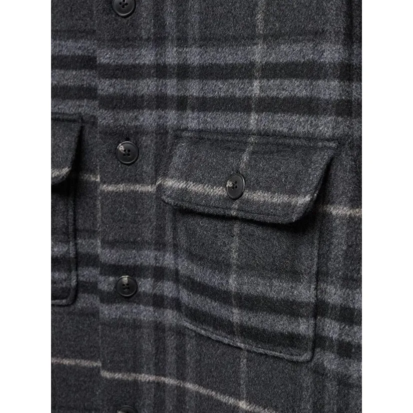 کت پاییزه مردانه مانگو مدل WOOL BLEND