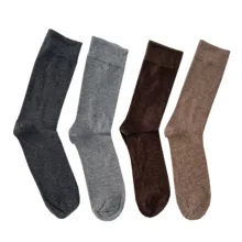 جوراب ساق بلند مردانه مدل T404 مجموعه 4 عددی