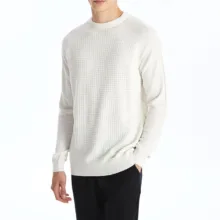 پلیور یقه گرد مردانه ال سی وایکیکی مدل W40736Z8