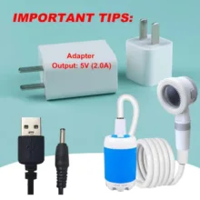 دوش سفری مدل شارژی