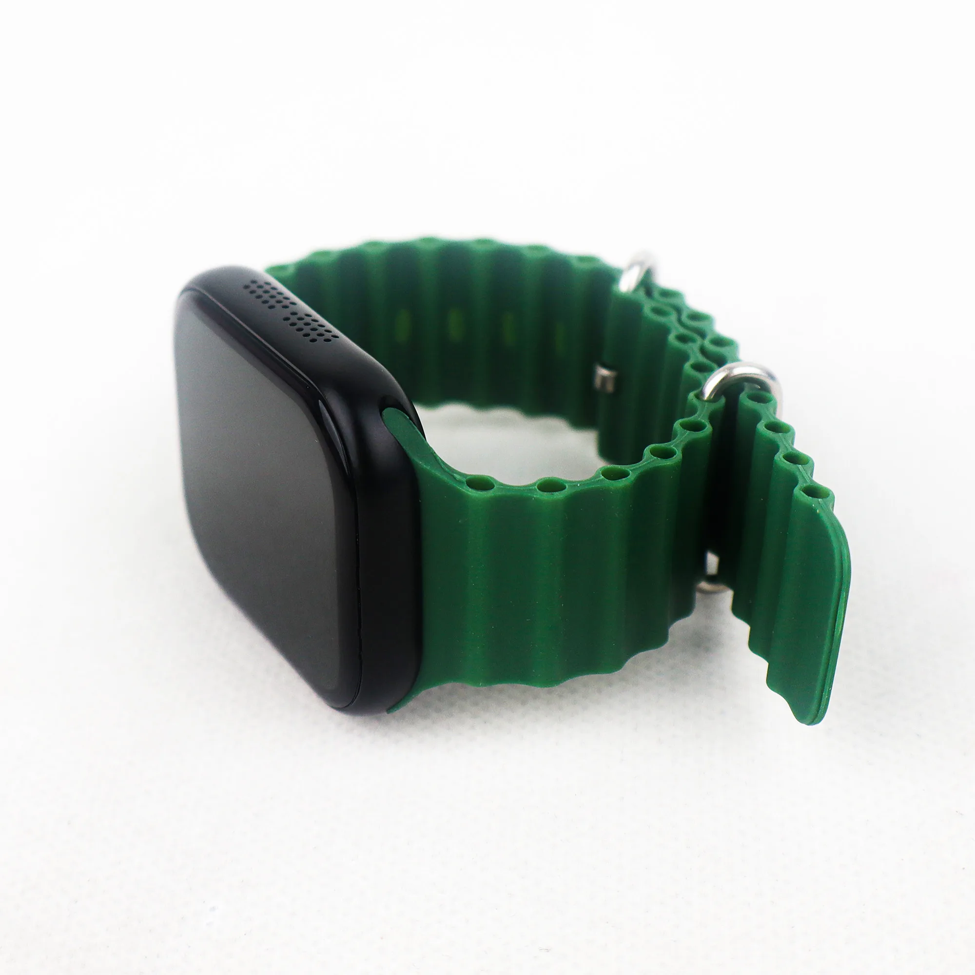 ساعت هوشمند دبلیو اِس مدل WS-X11 دارای قابلیت های صفحه نمایش رنگی، صفحه نمایش لمسی، کنترل موسیقی (Music Player)، کنترل سطح اکسیژن خون، قابلیت مکالمه از طریق بلوتوث بند سیلیکون