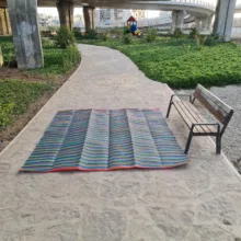 زیر انداز سفری 12 نفره الماس مدل حصیری 7.5