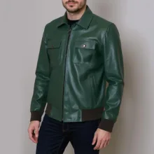 کت چرم مردانه مدل مایکل