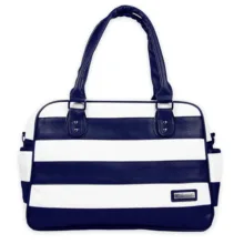 ساک لوازم کودک و نوزاد مدل چرم راه راه