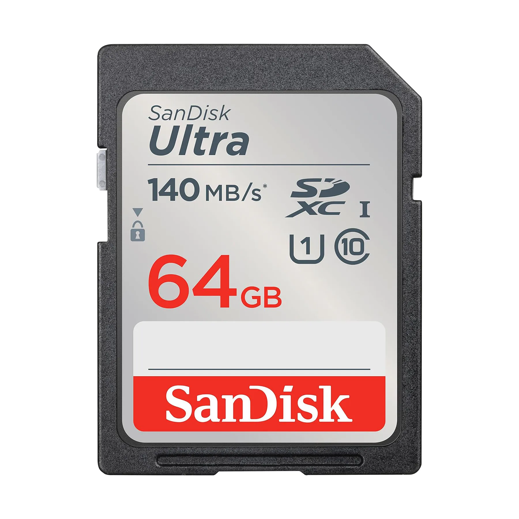 کارت حافظه SDXC سن دیسک مدل Ultra کلاس 10 استاندارد UHS-I U1 سرعت 140MBps ظرفیت 64 گیگابایت