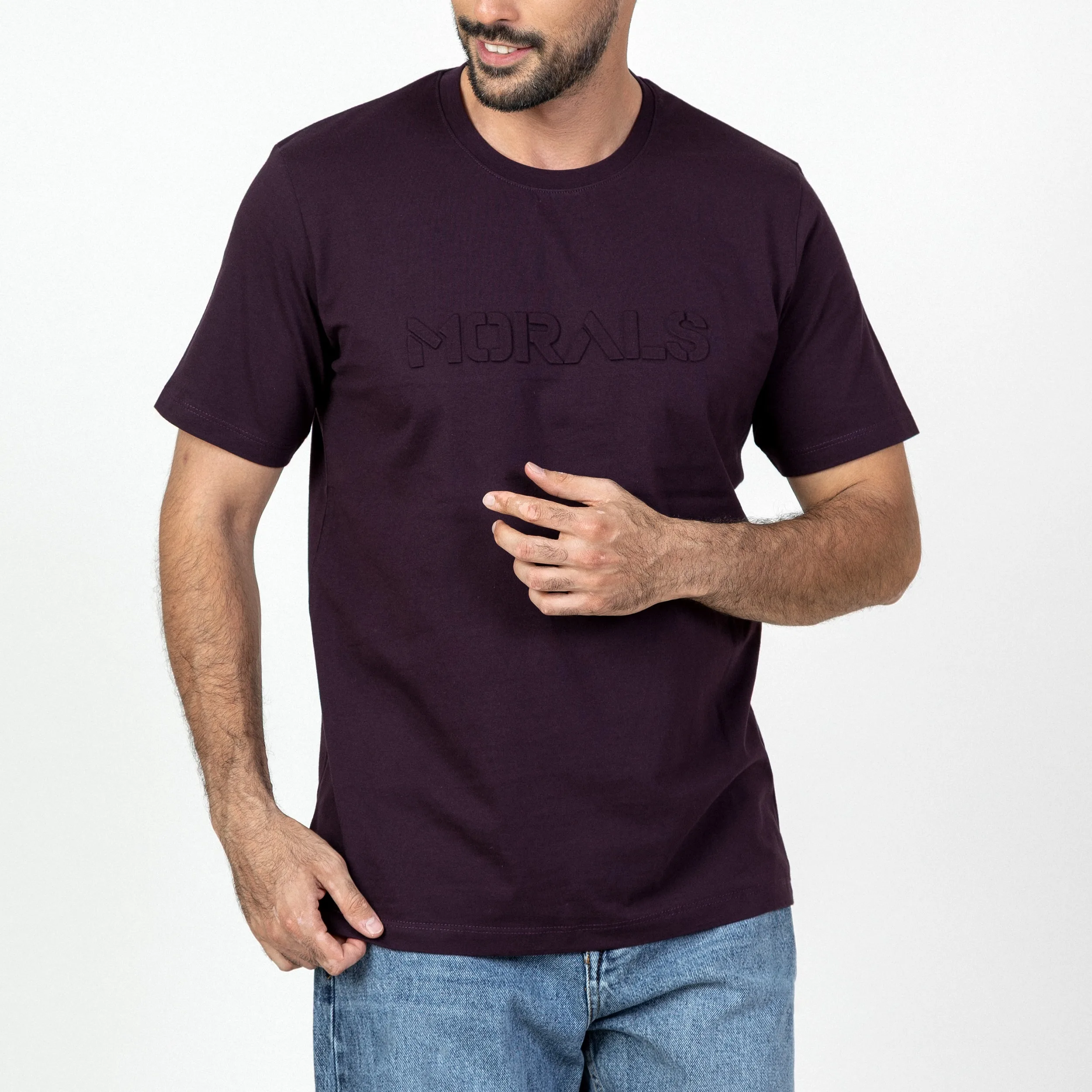 تی‌شرت آستین کوتاه مردانه باینت مدل 818-2