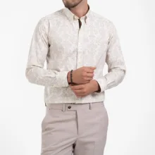 پیراهن آستین بلند مردانه ام کی مدل 1895