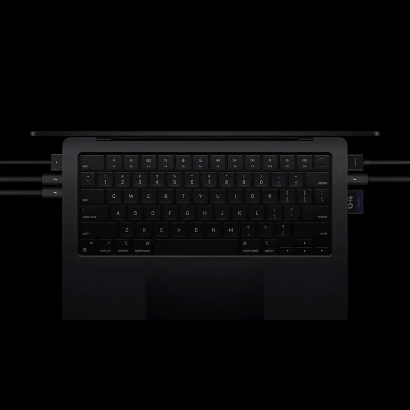 لپ تاپ 14.2 اینچی اپل مدل MacBook Pro MDE44 2025 LLA-M5-16GB RAM-512GB SSD