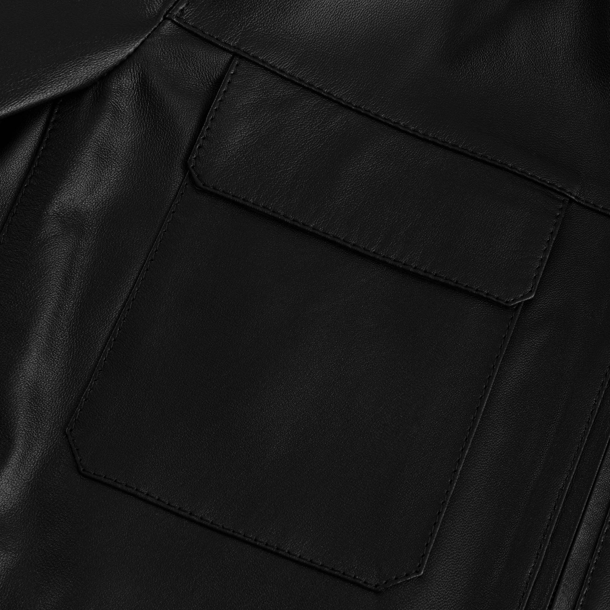 کت چرم مردانه کروم مدل 2420711