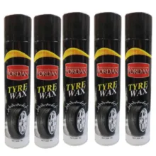 اسپری تمیز کننده لاستیک خودرو جردن کد j5 حجم 650 میلی لیتر بسته 5 عددی