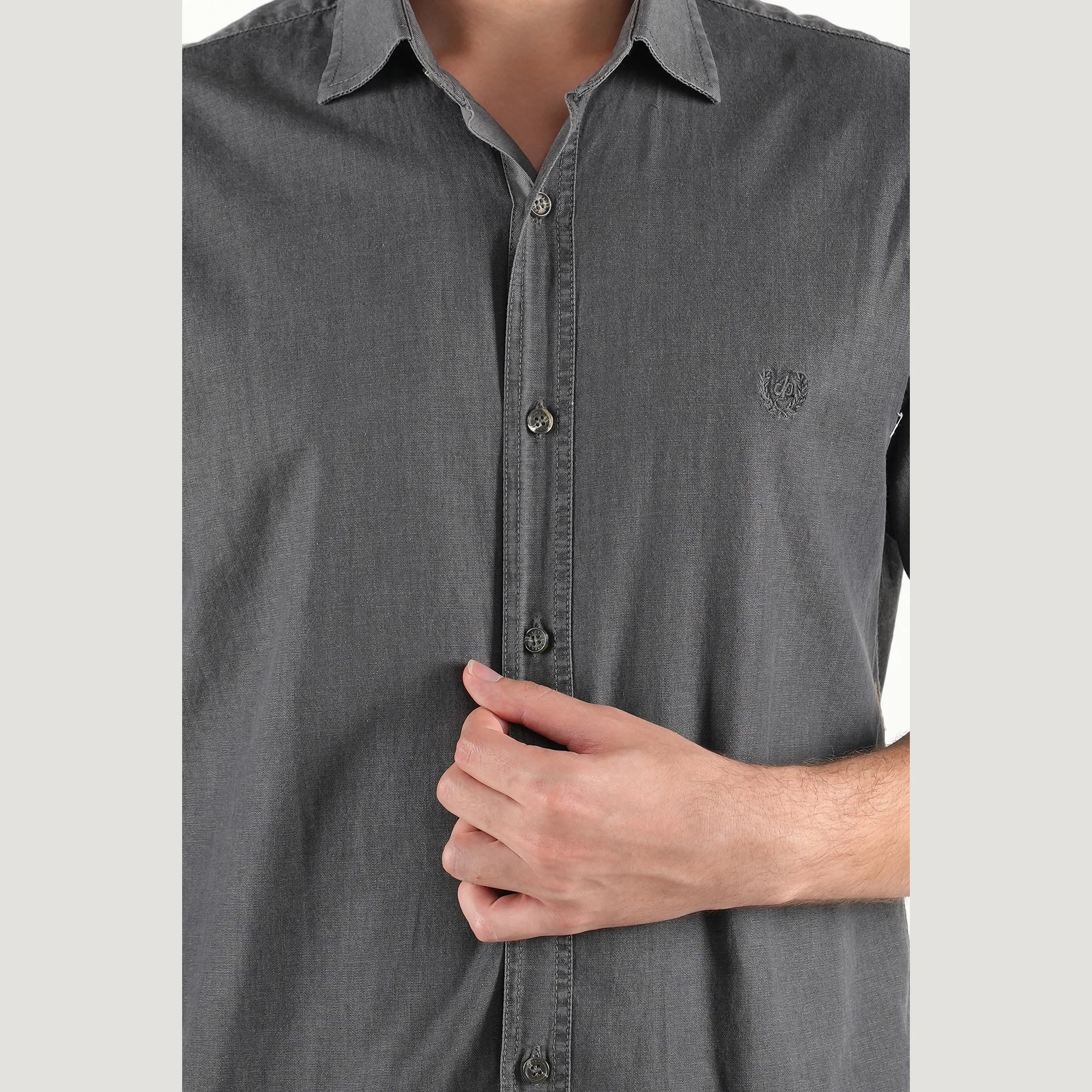 پیراهن آستین کوتاه یقه برگردان مردانه پاتن جامه مدل 04MC8028