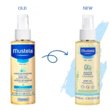 روغن ماساژ کودک موستلا مدل HUILE DE حجم 100 میلی لیتر