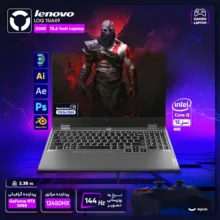 لپ تاپ 15.6 اینچی لنوو مدل LOQ 15IAX9-i5 12450HX-12GB DDR5-512GB SSD-RTX3050-FHD