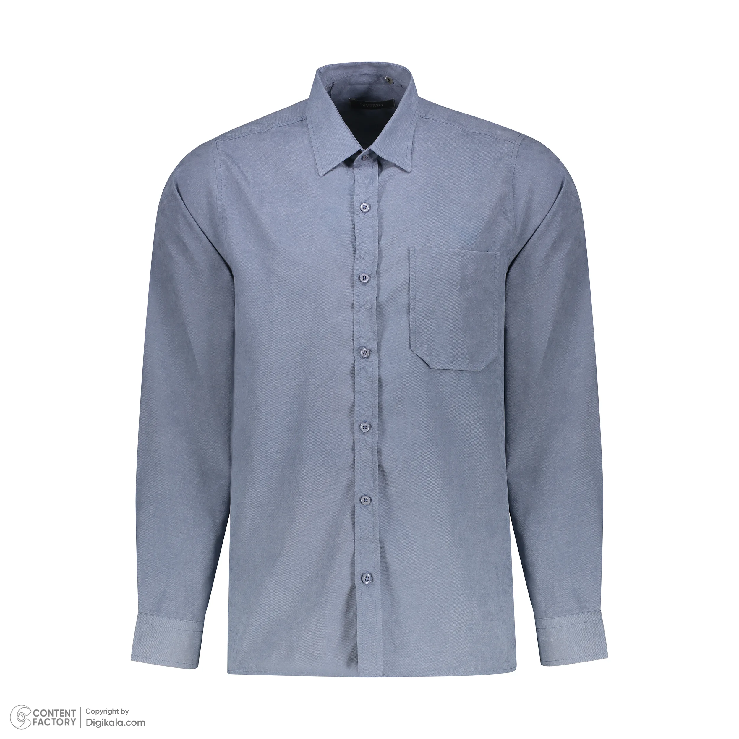 پیراهن آستین بلند یقه برگردان مردانه دیورسو کد 202504