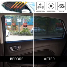 آفتاب گیر خودرو مدل UV RESISTANT مناسب برای 207 sd مجموعه 5 عددی